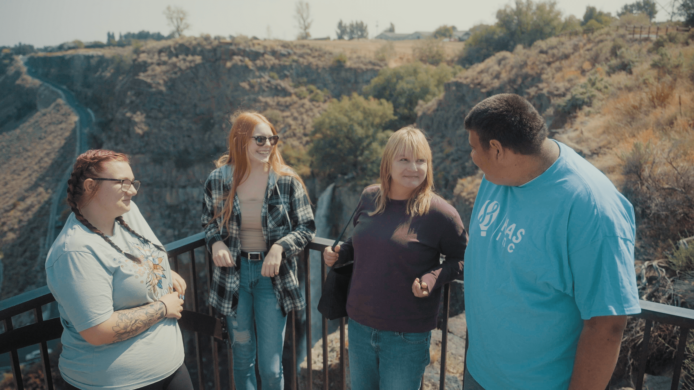 Group of people talking